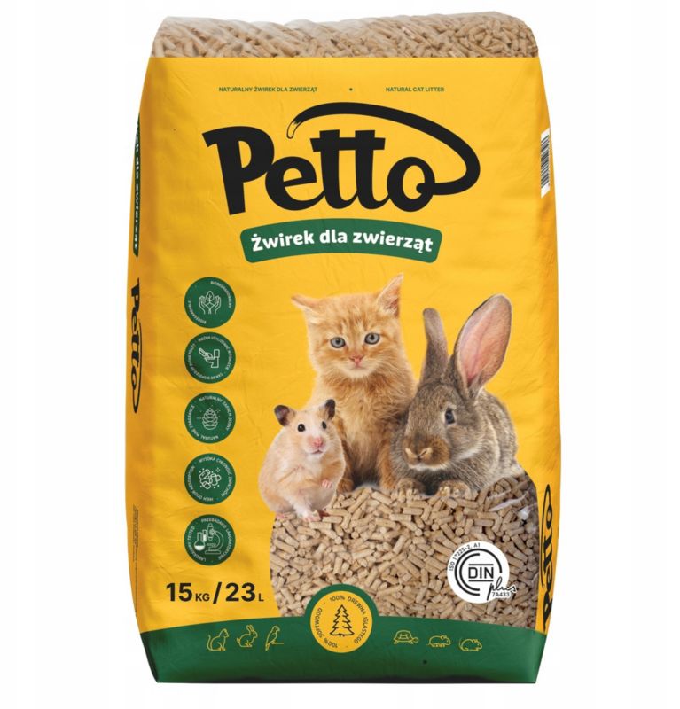 Żwirek dla kota PETTO 23l 1 szt