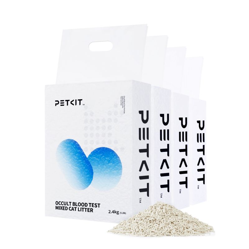 Żwirek do badania zdrowia kota Petkit 2,4 kg Occult Blood Test Mixed 4 szt.