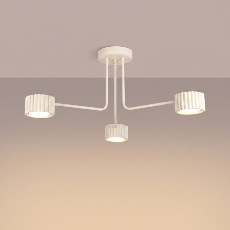AURA 3 béžový lustr Gx53 Sollux Lighting 1 ks.