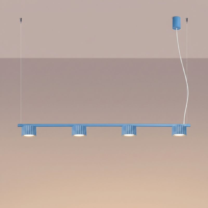 AURA 4 modrý Gx53 lustr Sollux Lighting 1 ks.