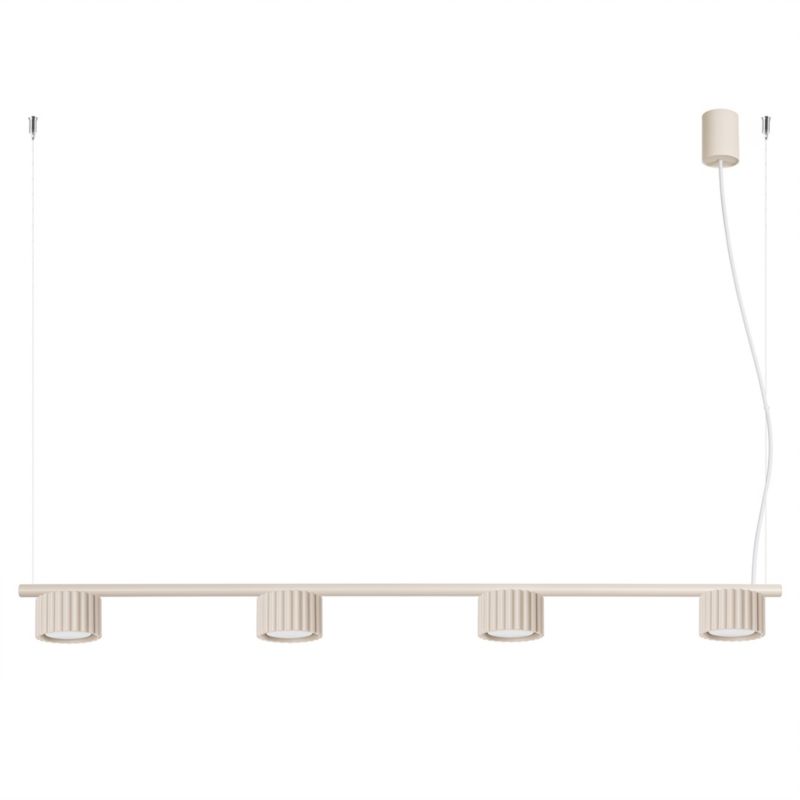Żyrandol AURA 4 beżowa Gx53 Sollux Lighting 1 szt.