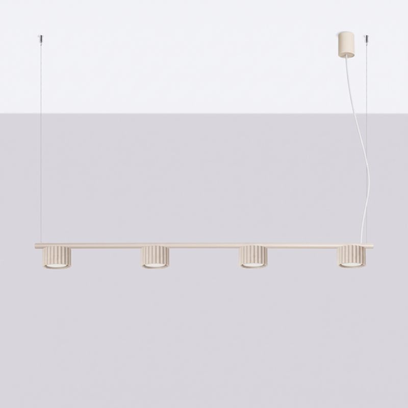 AURA 4 béžový Gx53 lustr Sollux Lighting 1 ks.
