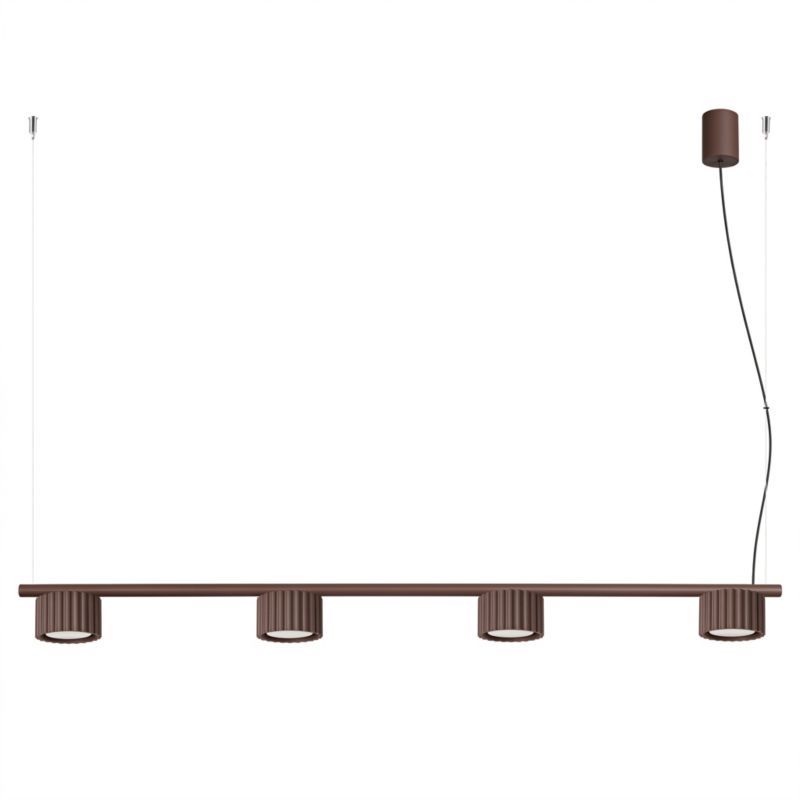 AURA 4 hnědý Gx53 lustr Sollux Lighting 1 ks.
