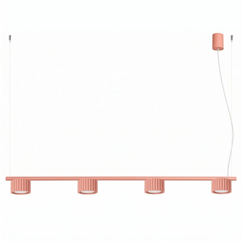 Żyrandol AURA 4 brzoskwiniowa Gx53 Sollux Lighting 1 szt.