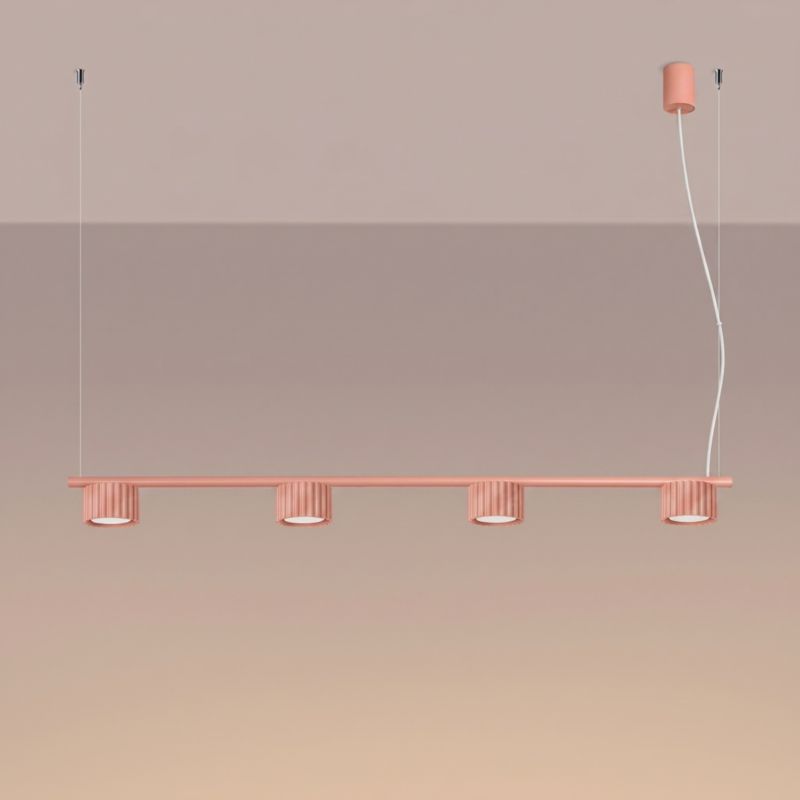 AURA 4 broskvový lustr Gx53 Sollux Lighting 1 ks.