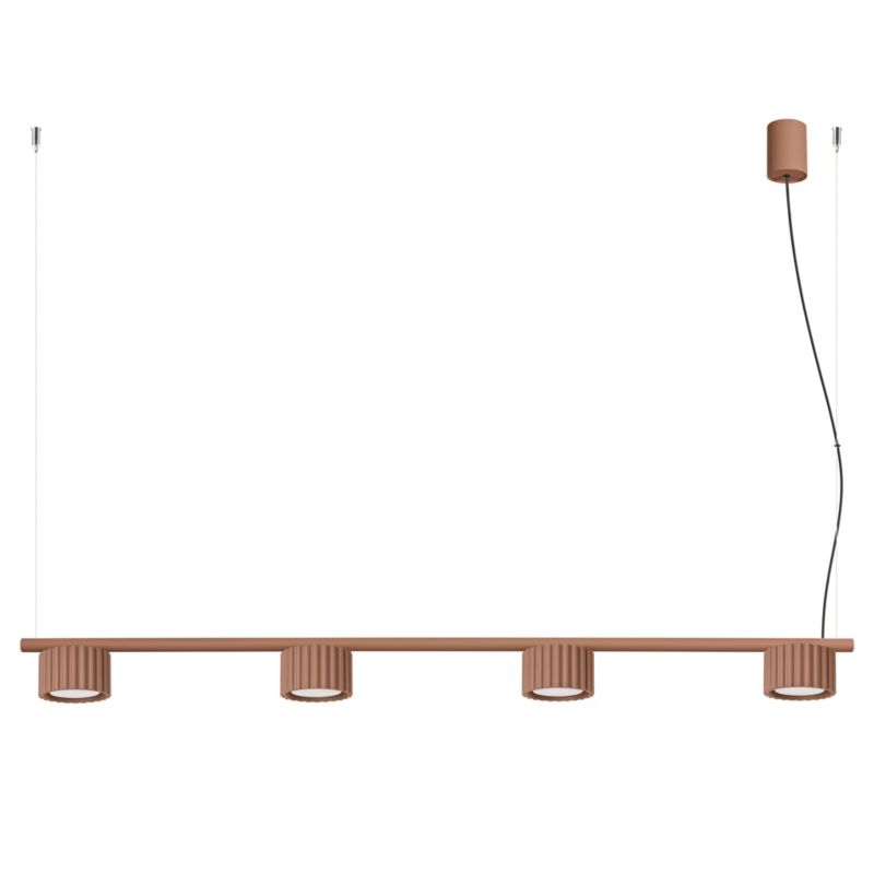 AURA 4 mocca Gx53 lustr Sollux Lighting 1 ks.