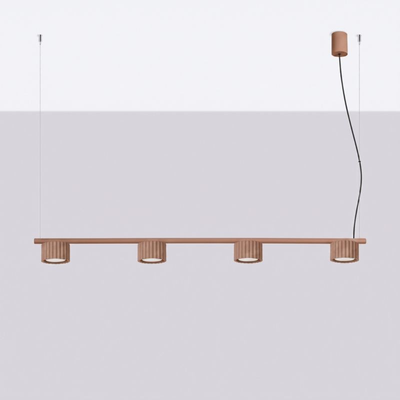 AURA 4 mocca Gx53 lustr Sollux Lighting 1 ks.