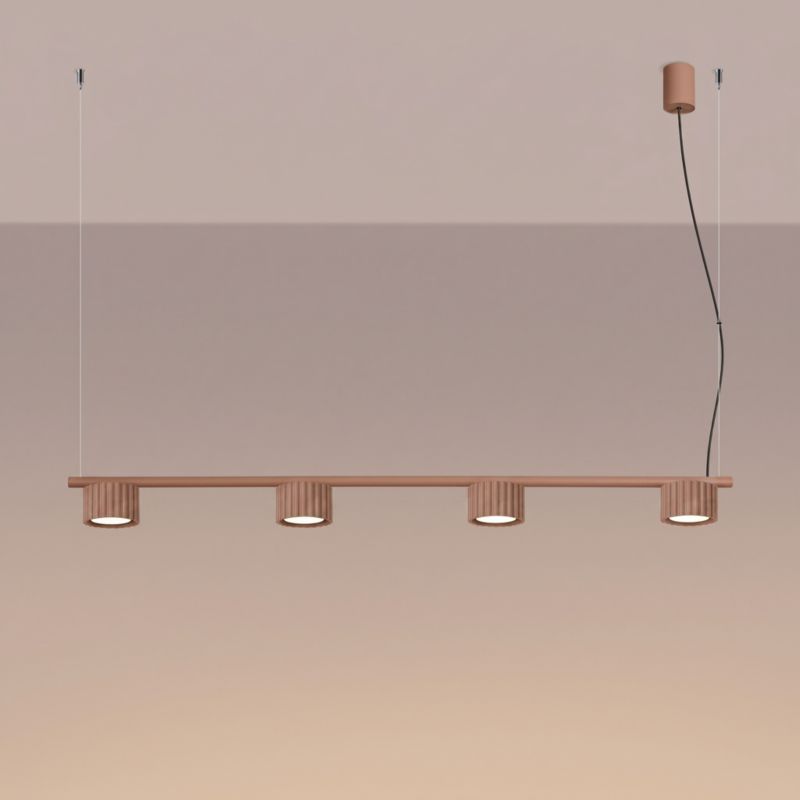 AURA 4 mocca Gx53 lustr Sollux Lighting 1 ks.