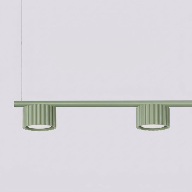 Żyrandol AURA 4 szałwiowa Gx53 Sollux Lighting 1 szt.