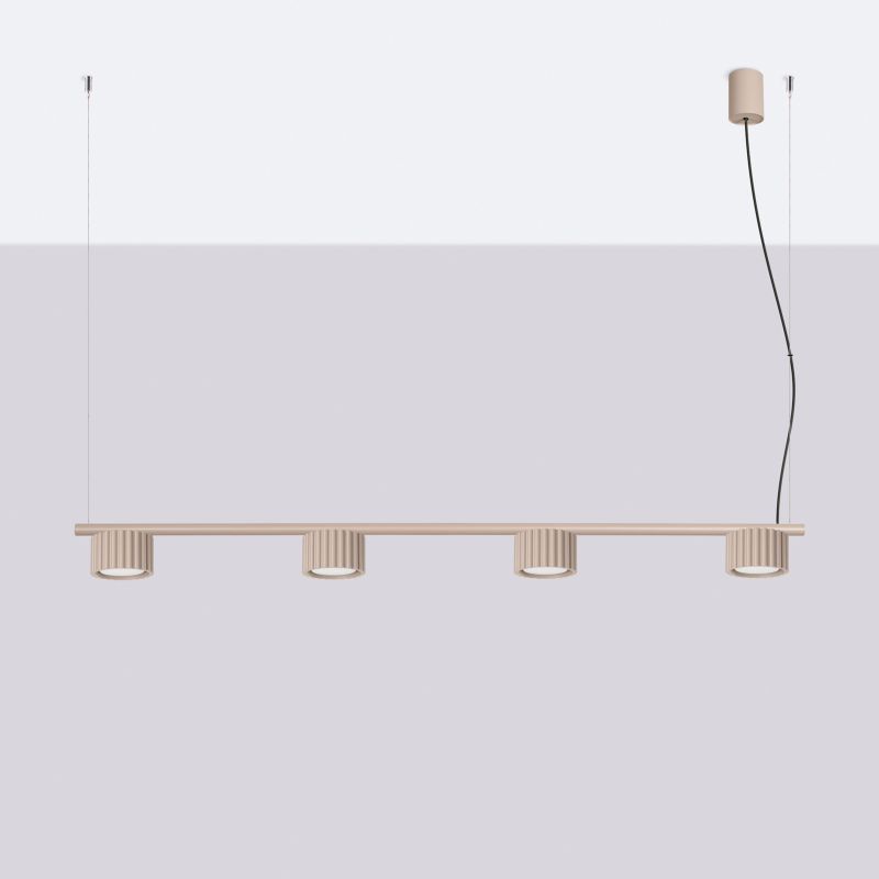 AURA 4 taupe Gx53 lustr Sollux Lighting 1 ks.