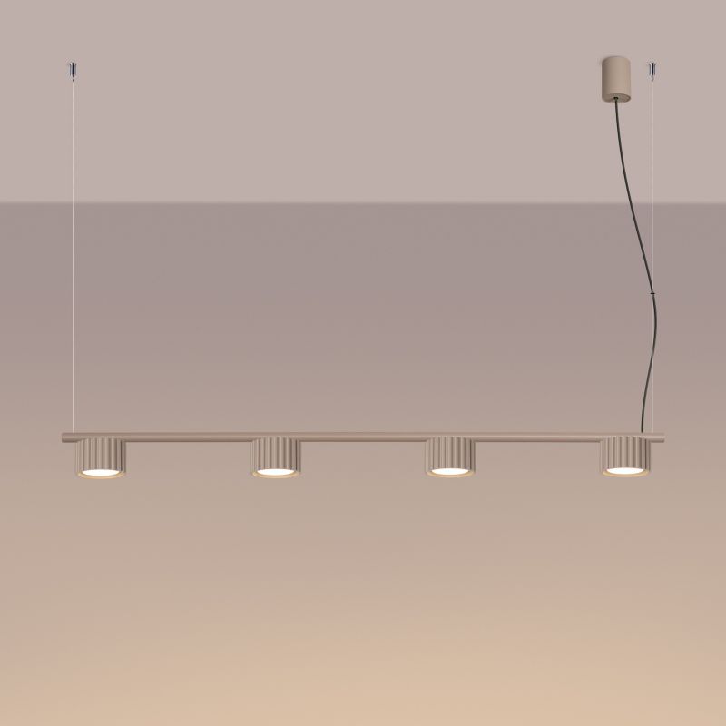 AURA 4 taupe Gx53 lustr Sollux Lighting 1 ks.