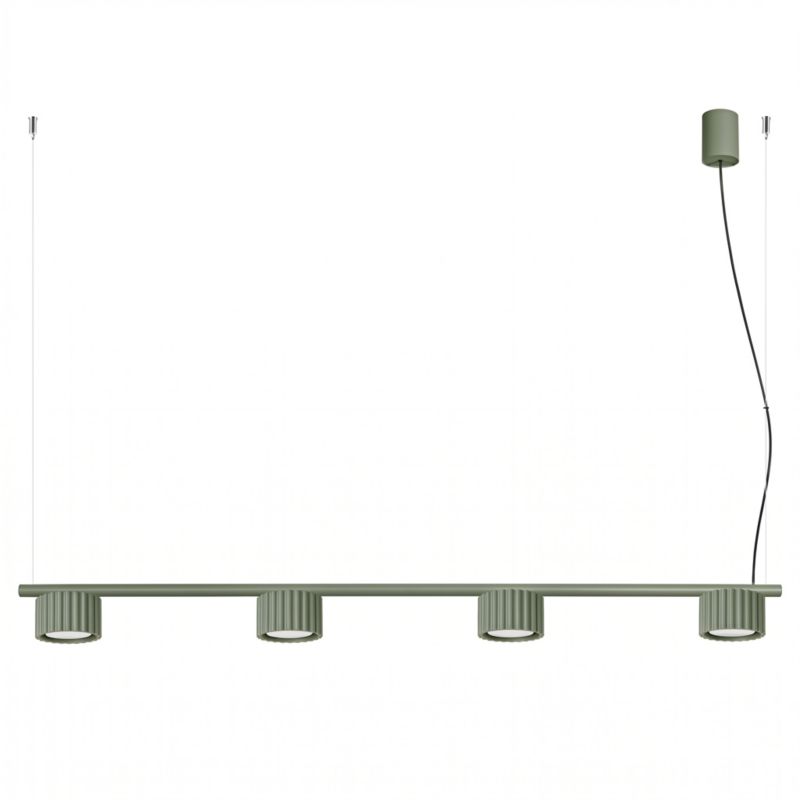 AURA 4 lustr olivově zelený Gx53 Sollux Lighting 1 ks.