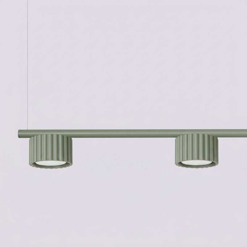 Żyrandol AURA 4 zielona oliwka Gx53 Sollux Lighting 1 szt.