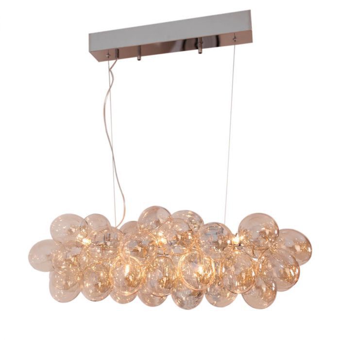 Żyrandol By Rydens Gross chromowany-srebrny wym: 156 x 80 x 36 cm 8xG9 x 40W 1 szt.