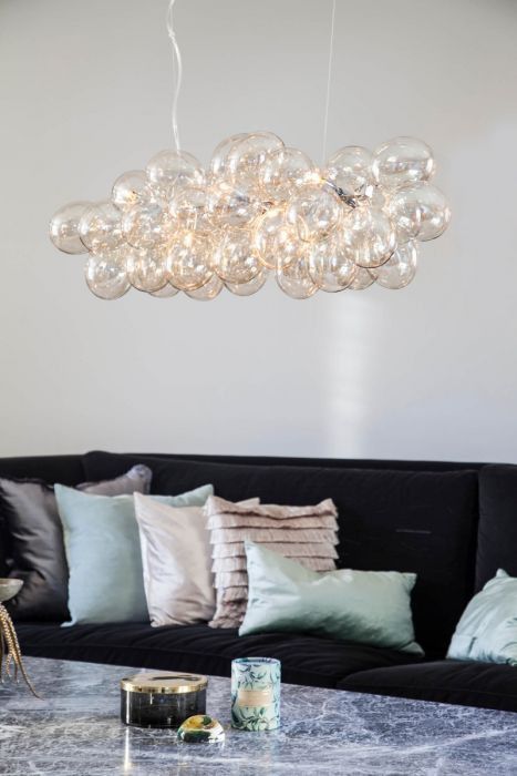 Żyrandol By Rydens Gross chromowany-srebrny wym: 156 x 80 x 36 cm 8xG9 x 40W 1 szt.