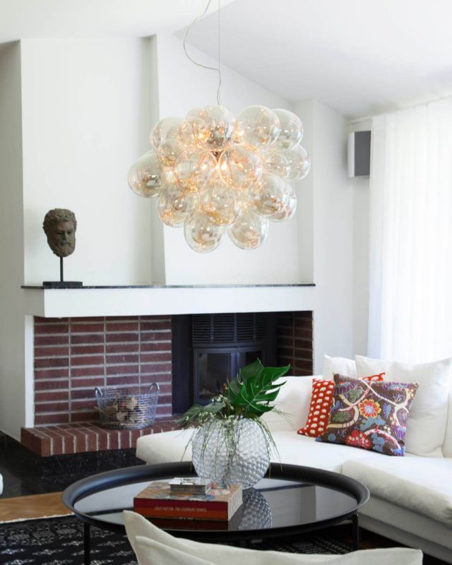 Żyrandol By Rydens Gross chromowany-srebrny wym: 182 x 62 x 62 cm 8xG9 x 40W 1 szt.