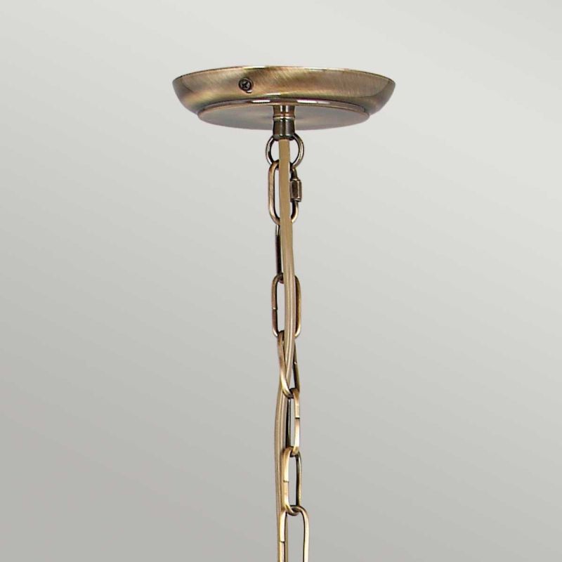 Żyrandol Elstead Artisan postarzany mosiądz  3 x E14 x 60W IP20 wym: 94 x 36 x 36 cm - 1 szt.