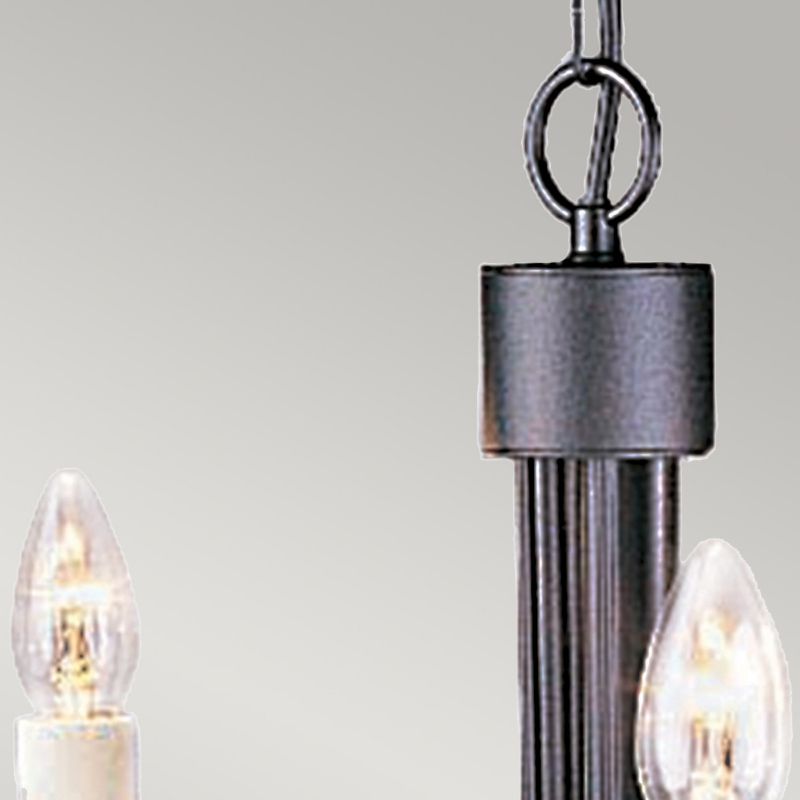 Żyrandol Elstead Chartwell czarny  5 x E14 x 60W IP20 wym: 110,5 x 47 x 47 cm - 1 szt.