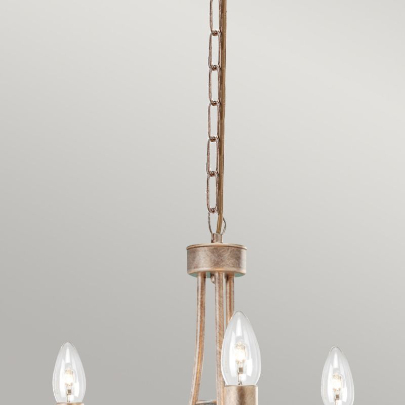 Żyrandol Elstead Christina złoty szkło kryształowe 3 x E14 x 60W IP20 wym: 97,5 x 36 x 36 cm - 1 szt.