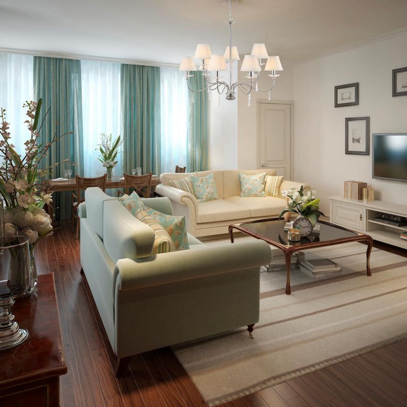 Żyrandol Elstead Finsbury Park polerowany nikiel  9 x E14 x 60W IP20 wym: 166 x 82 x 82 cm - 1 szt.