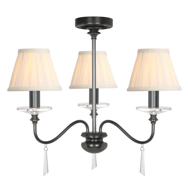 Żyrandol Elstead Finsbury Park  stary brąz  3 x E14 x 60W IP20 wym: 108 x 55 x 55 cm - 1 szt.