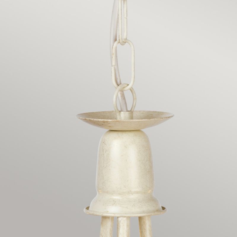 Żyrandol Elstead Minster kość słoniowa-złota patyna  3 x E14 x 60W IP20 wym: 101 x 37 x 37 cm - 1 szt.