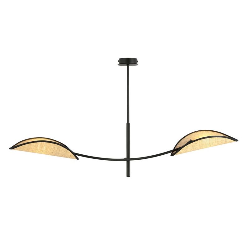 Żyrandol Emibig Lotus czarno-brązowy wym: 60 x 103 cm 2xE14 x 10W 1 szt.
