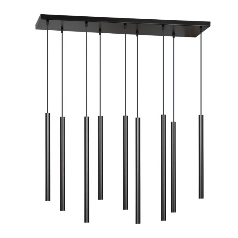 Żyrandol Emibig Selter czarny 92 cm tuby 9xG9 x 8W 1 szt.