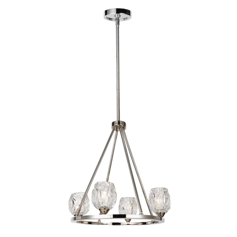 Żyrandol Feiss Rubin polerowany nikiel  4 x G9 x 3W IP20 wym: 199,2 x 53,7 x 53,7 cm - 1 szt.
