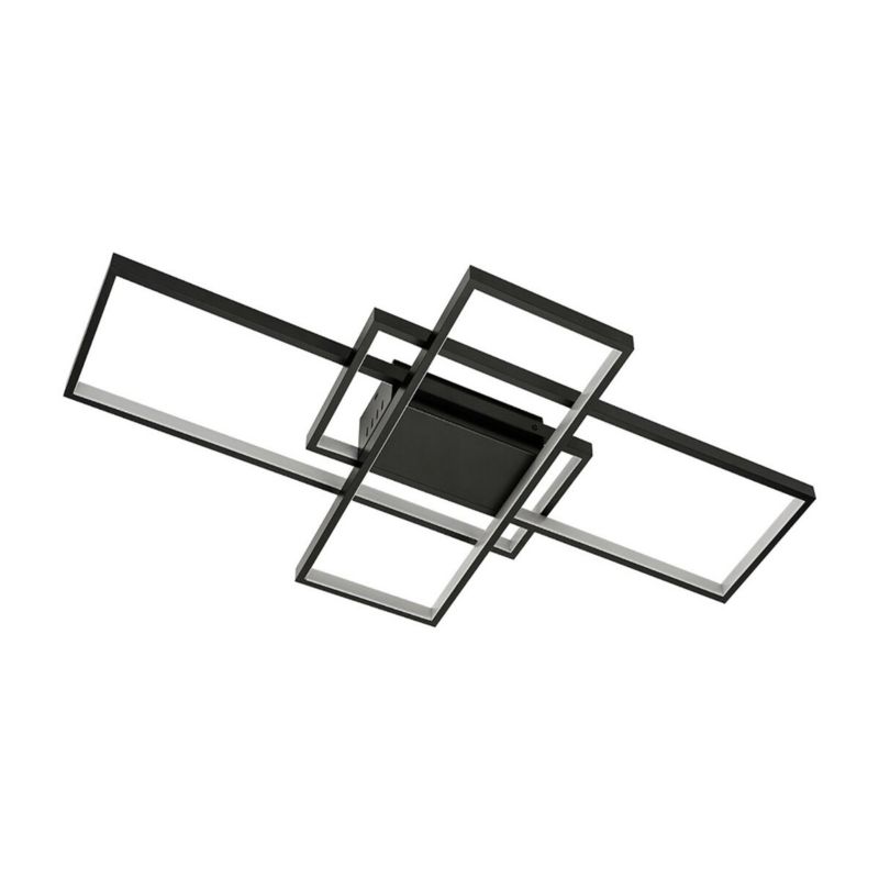 Żyrandol IdeaLED Artesia 7329 czarno-biały pilot wbudowany LED 92W 1 szt.
