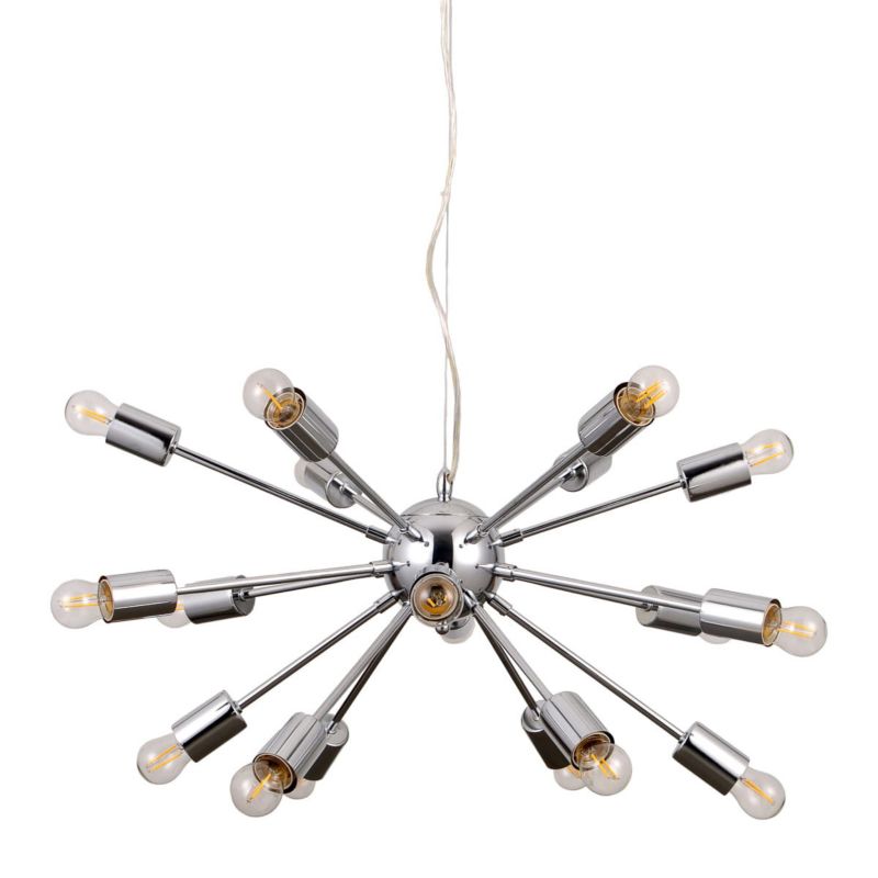 Żyrandol Italux Theo 3668 chromowany nowoczesny 18xE27 x 40W 1 szt.