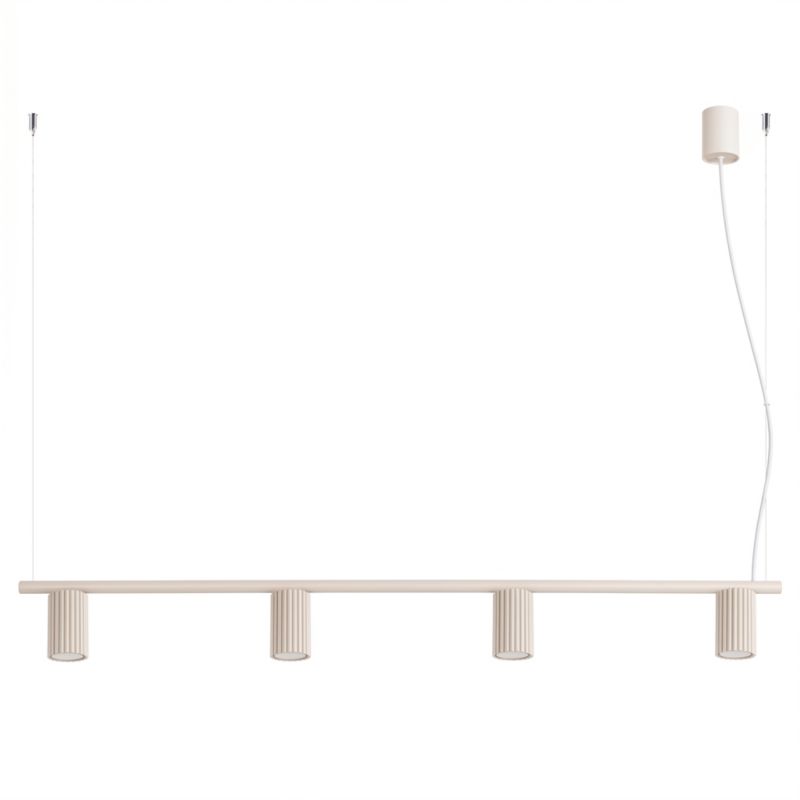 Żyrandol KARBON 4 beżowa Sollux Lighting 1 szt.