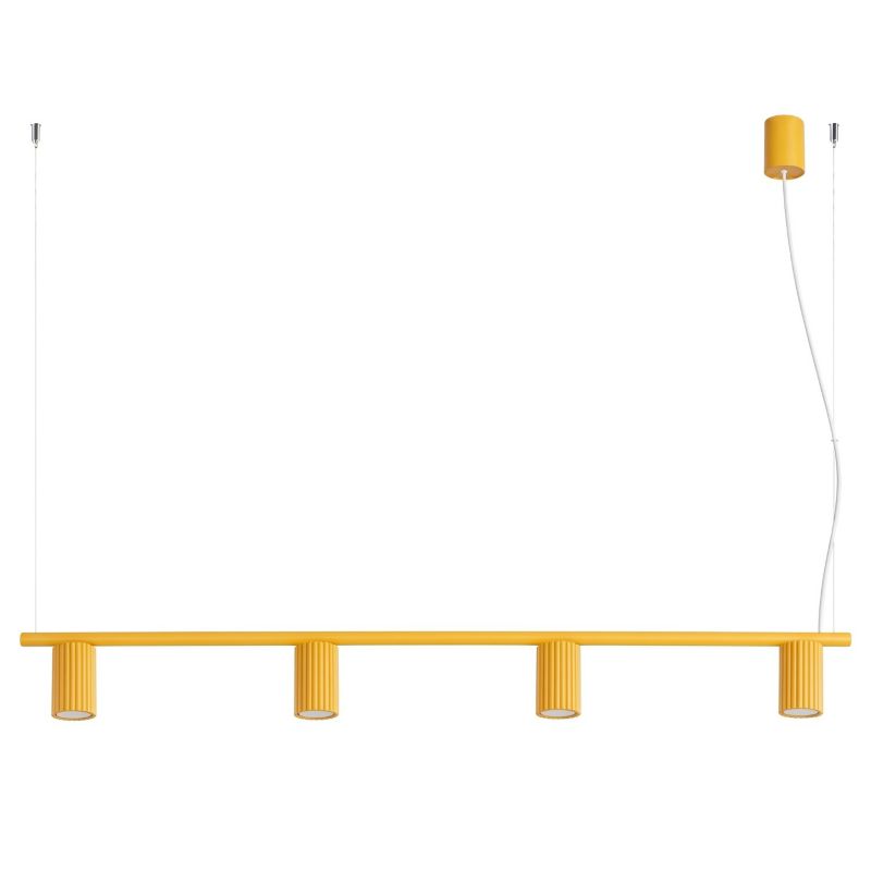 Żyrandol KARBON 4 żółta Sollux Lighting 1 szt.