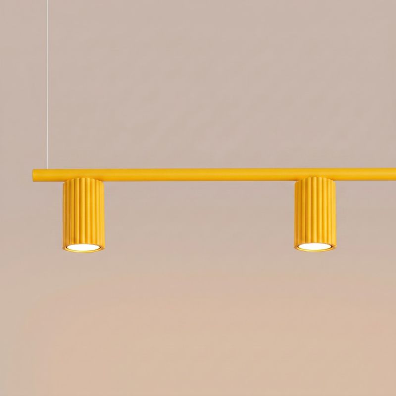 Żyrandol KARBON 4 żółta Sollux Lighting 1 szt.