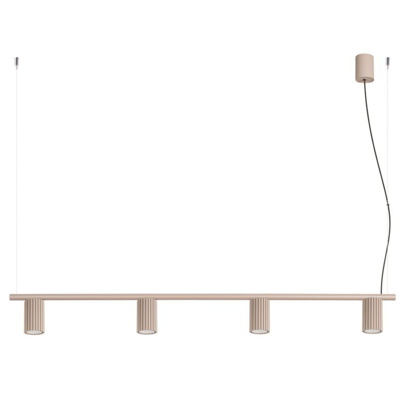 Żyrandol KARBON 4 taupe Sollux Lighting 1 szt.