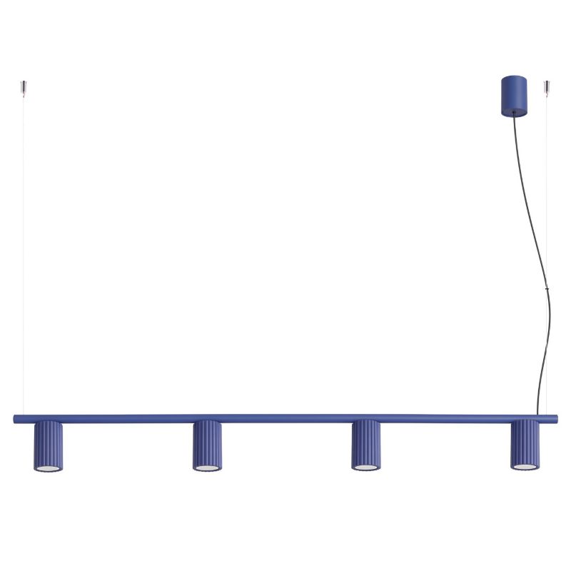 Żyrandol KARBON 4 ultramaryna Sollux Lighting 1 szt.