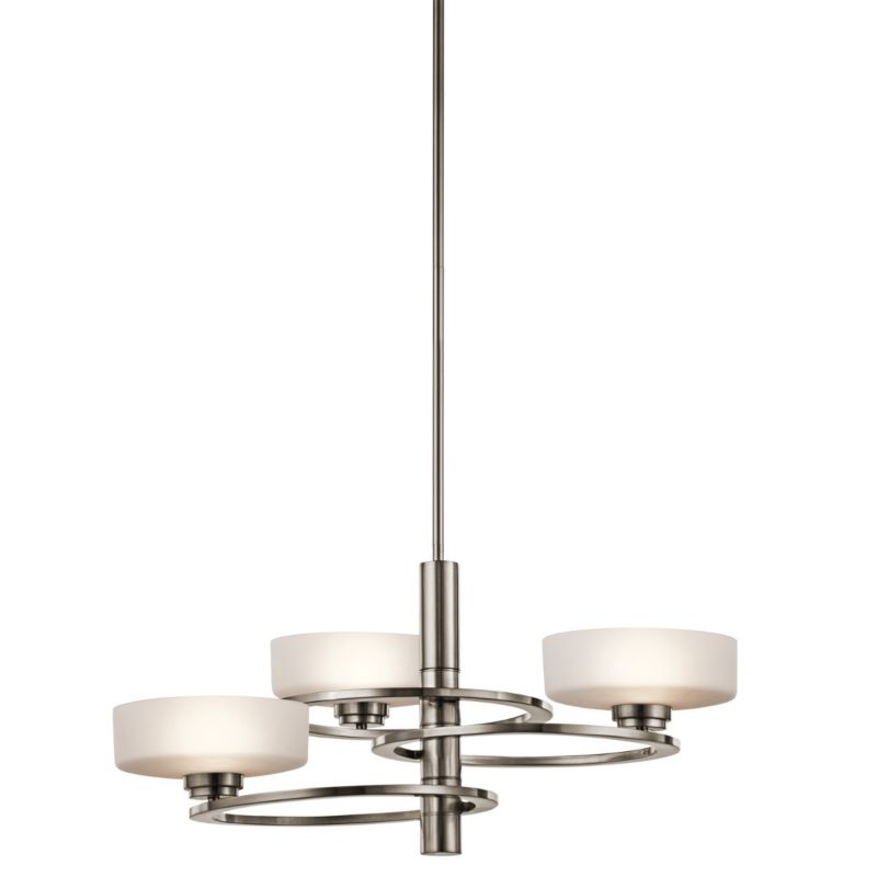 Żyrandol Kichler Aleeka klasyczny pewter styl klasyczny 3 x G9 x 3W IP20 wym: 134,6 x 71,8 x 71,8 cm - 1 szt.