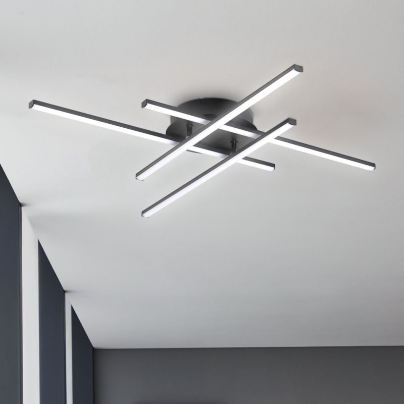 Żyrandol lampa sufitowa LED MasterLED Modena Grando 34W IP20 neutralna biel 4000K czarny 1 szt.