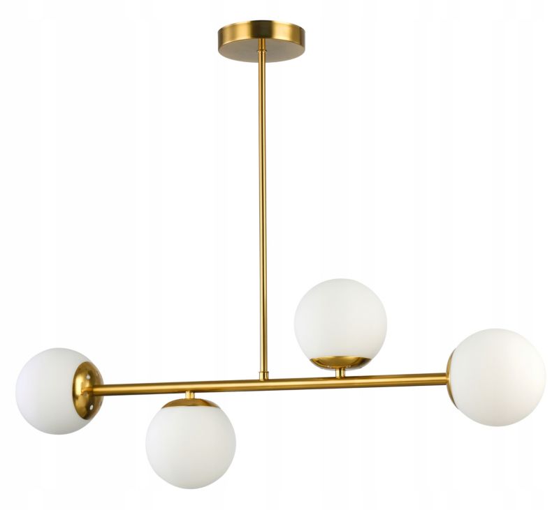 Żyrandol LED MasterLED Bali E27 poczwórny lampa wisząca 75 cm IP20 złoty 1 szt.
