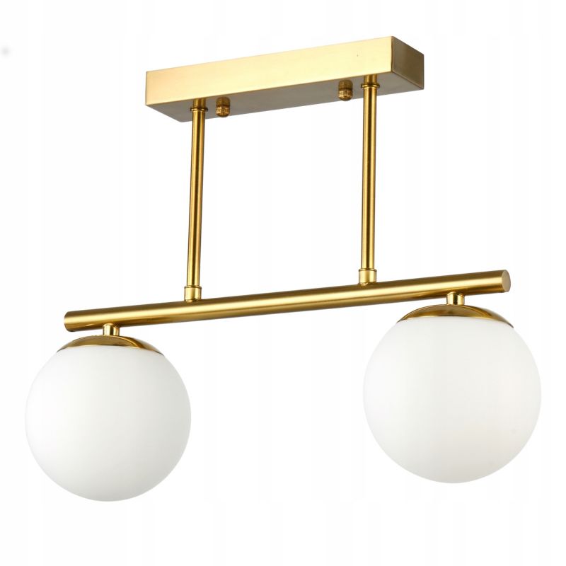 Żyrandol LED MasterLED Bali E27 podwójny lampa wisząca 38 cm IP20 złoty 1 szt.