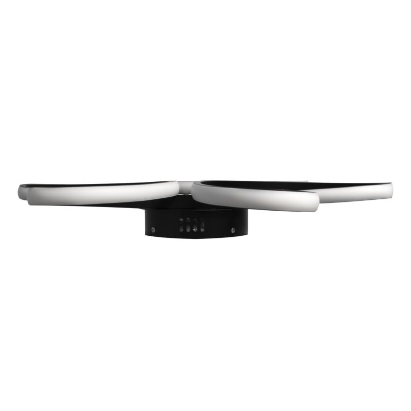 Żyrandol LED MasterLED Galaxis Virgo 58cm 77W 3000/4000/6500K regulowana barwa z pilotem czarny 1 szt.