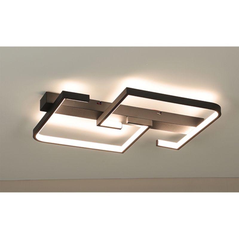 Żyrandol LED MasterLED Moris 62x50 cm 29W lampa sufitowa loft 3CCT DIP czarny 1 szt.
