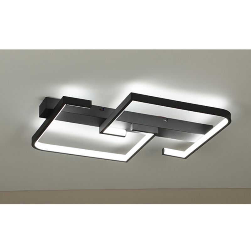 Żyrandol LED MasterLED Moris 62x50 cm 29W lampa sufitowa loft 3CCT DIP czarny 1 szt.