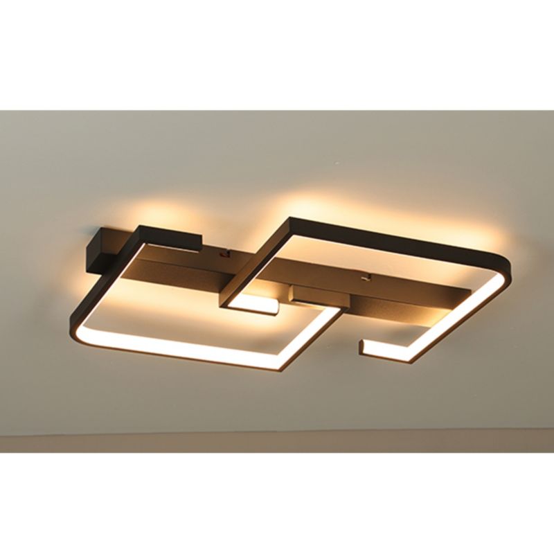 Żyrandol LED MasterLED Moris 62x50 cm 29W lampa sufitowa loft 3CCT DIP czarny 1 szt.