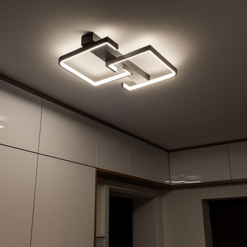 Żyrandol LED MasterLED Moris 62x50 cm 29W lampa sufitowa loft 3CCT DIP czarny 1 szt.