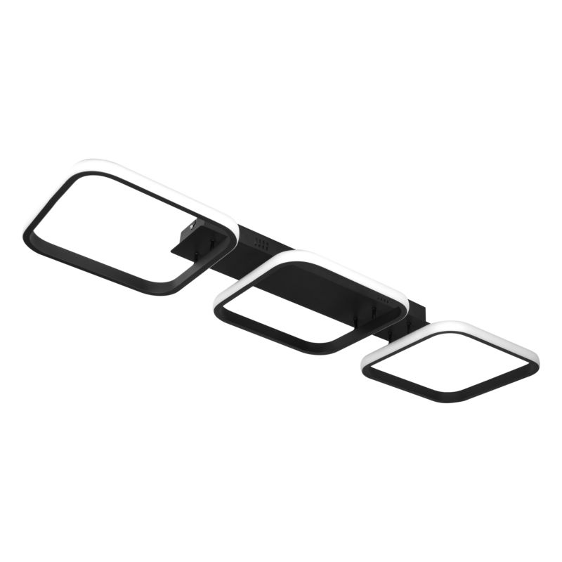 Żyrandol LED MasterLED Nebula Canis 33W 90x26cm neutralna biel 4000K nowoczesny czarny 1 szt.