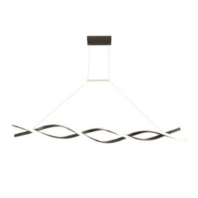 Żyrandol LED XUDO 37W 120cm Biały neutralny 4000K Czarny 1 szt.