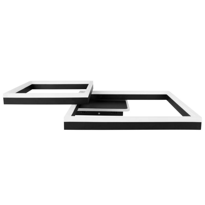 Żyrandol LED XUDO 55W 65x50cm Biały Neutralny 4000K Czarny 1 szt.