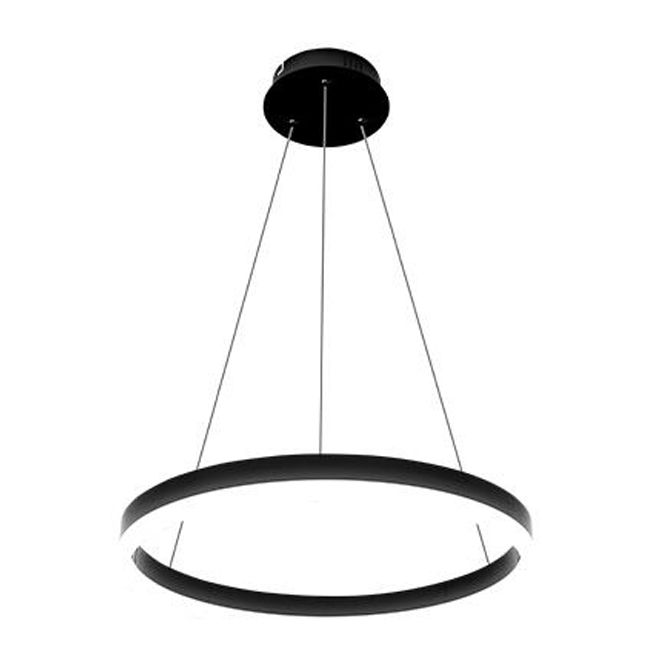Żyrandol LED XUDO Mundo 22W 3000-6500K pilot ściemnianie czarny wiszący sufitowy 1 szt.