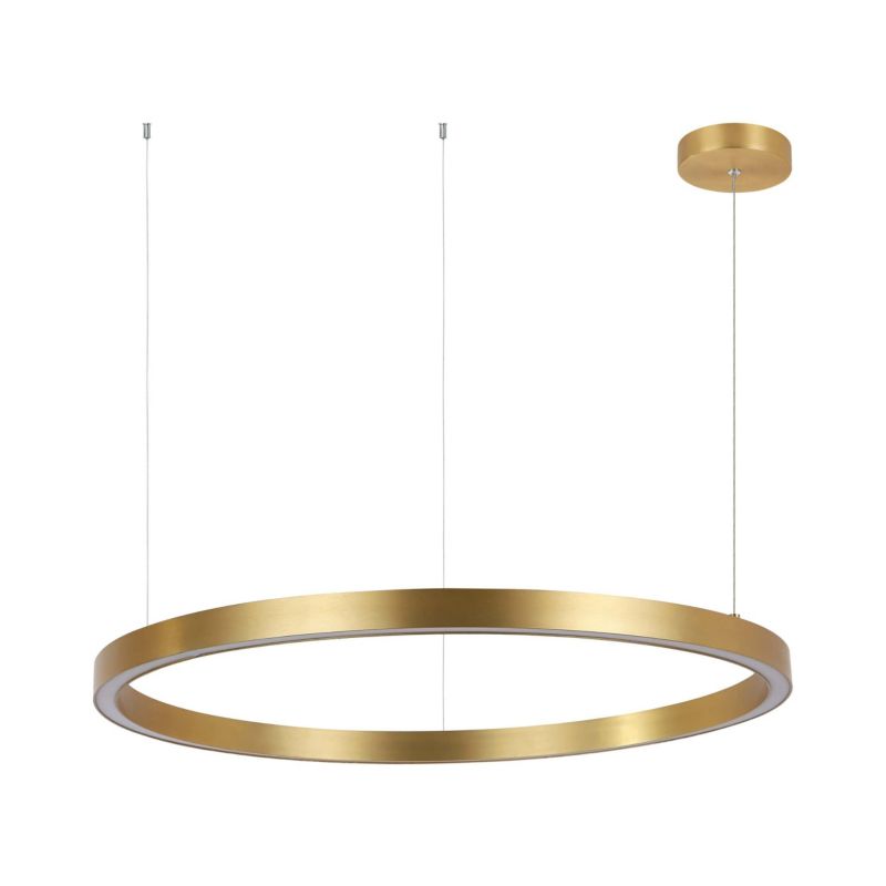 Żyrandol Light Prestige Midway 4124 złoty szerokość 80.8 cm wbudowany LED 40W 1 szt.